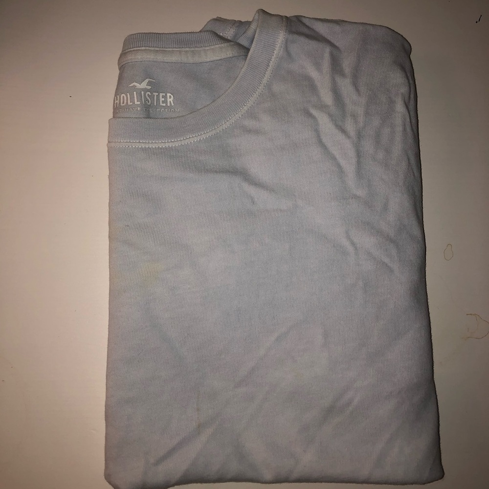 bb blue cropped tee